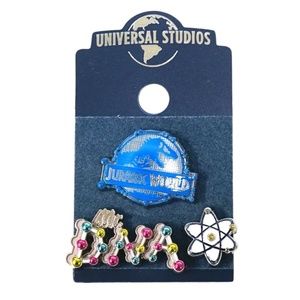 Universal Studios Jurassic World Mr DNA Miniature Pin Set
